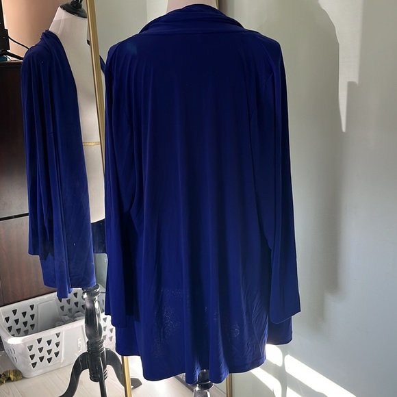 Calvin Klein Royal Blue Women's Blouse - Picture 6 of 6